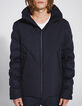 Marineblaue WATERPROOF-Herrenjacke mit Kapuze-2
