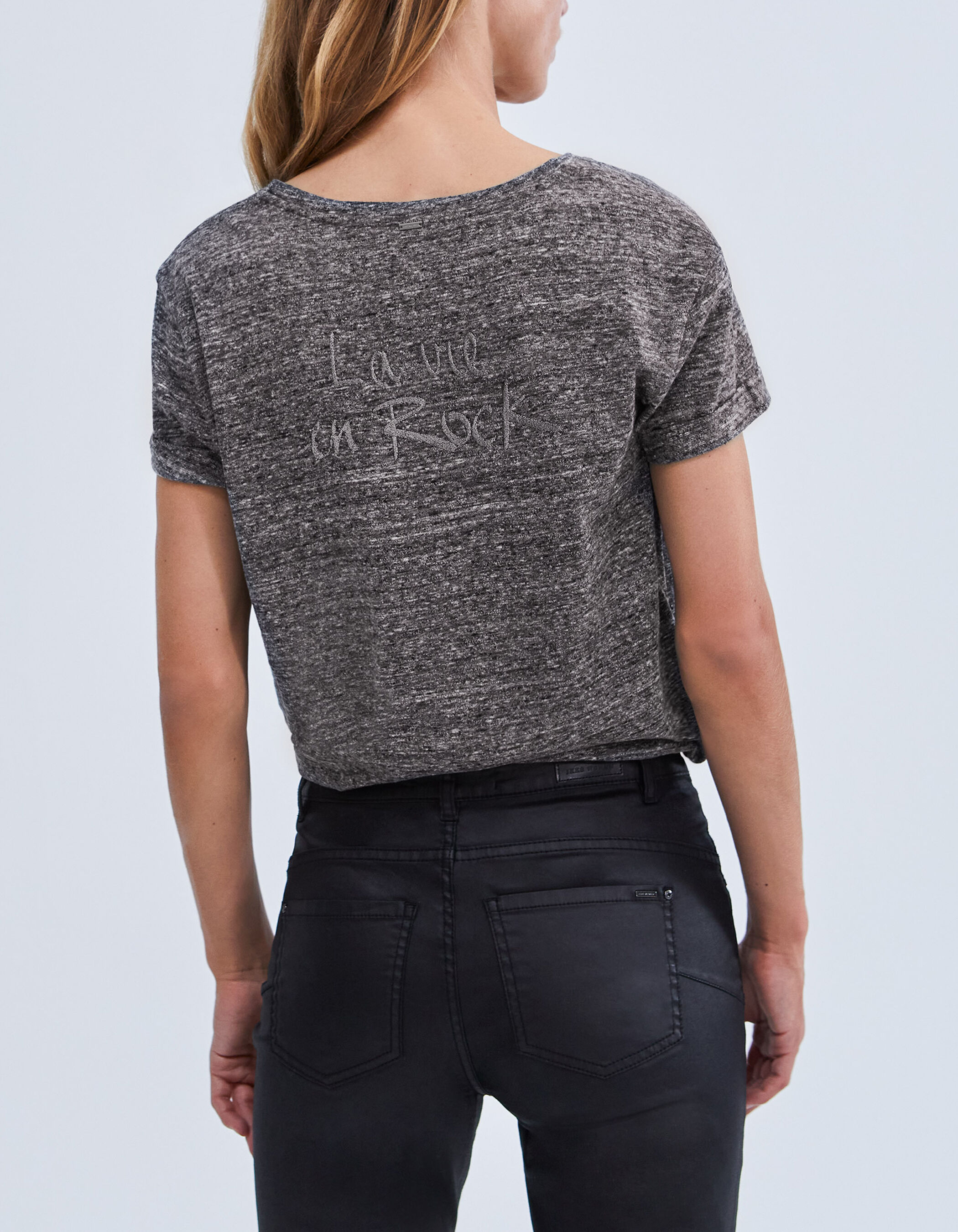 T shirt sale gris femme