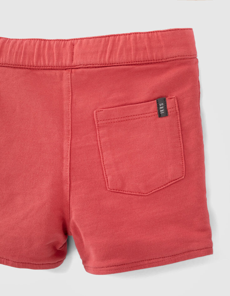Baby boys' red and rock print reversible Bermuda shorts-8