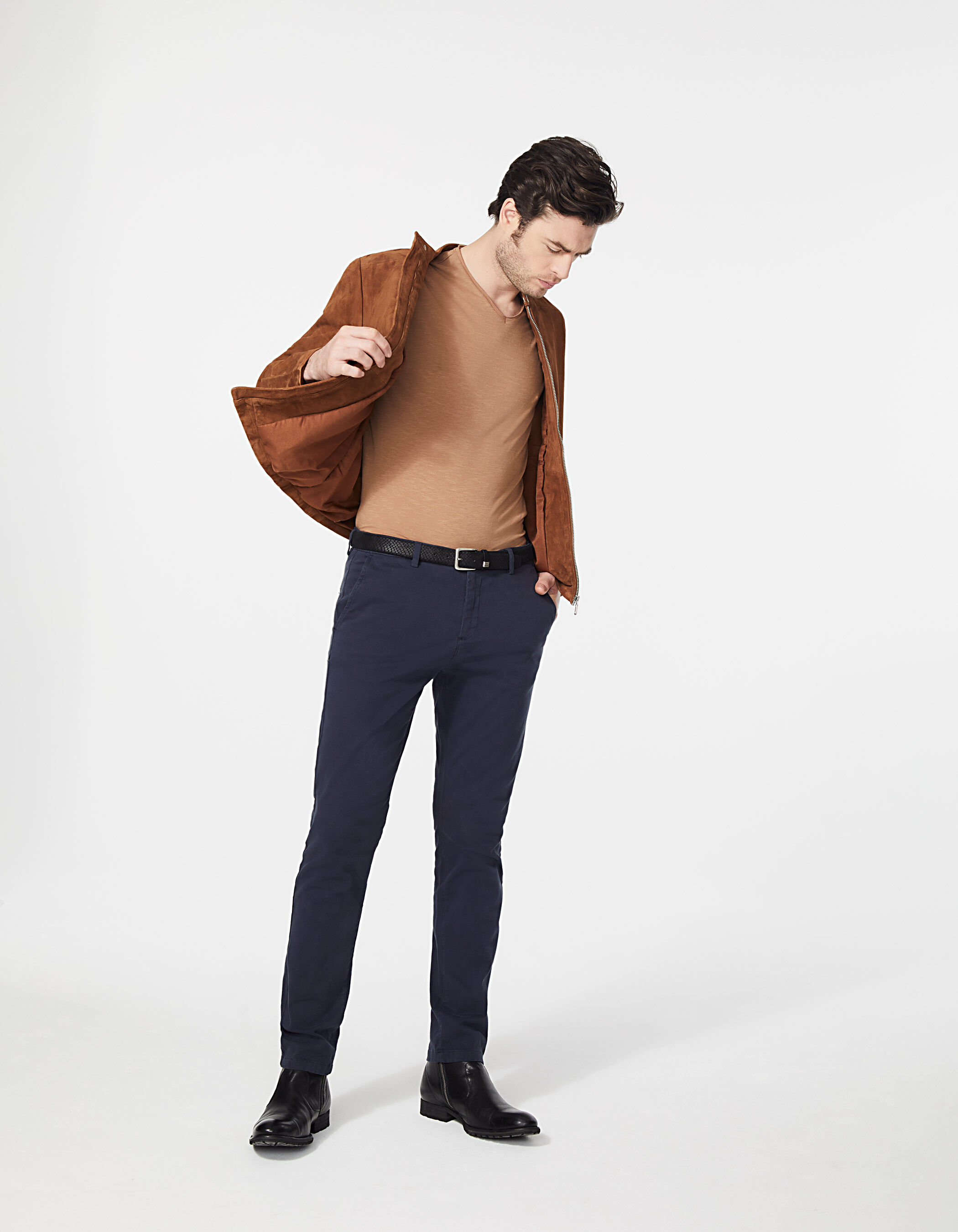Pantalon velour deals homme zara