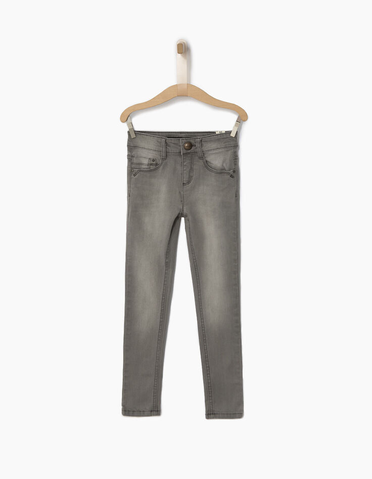 Girls’ grey skinny jeans-1