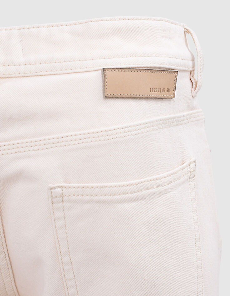 Jean SLIM ivoire Homme-5