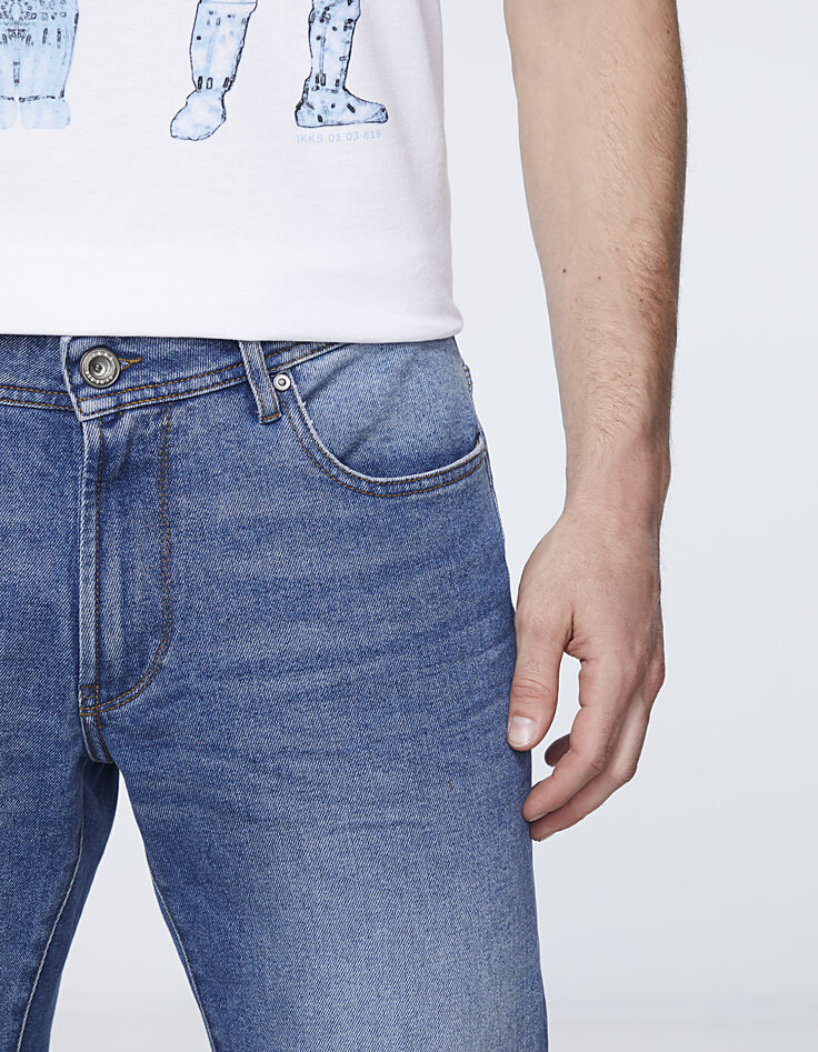Men’s indigo Brooklyn SLIM jeans-4