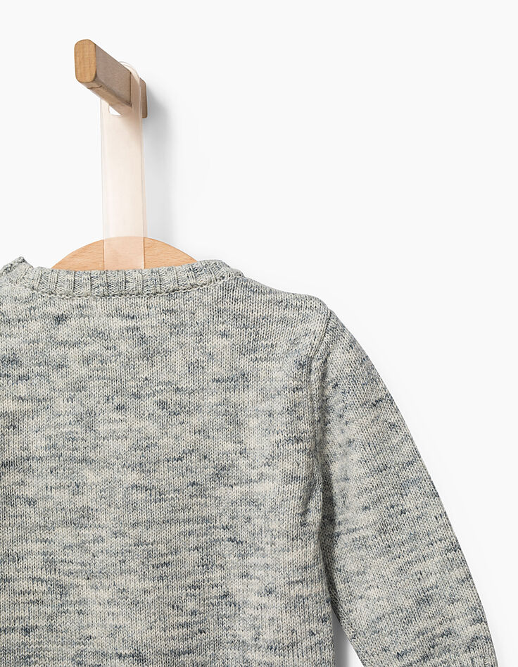 Jersey gris bebé niño -6