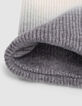 Boy's grey tie-and-dye knit snood-5