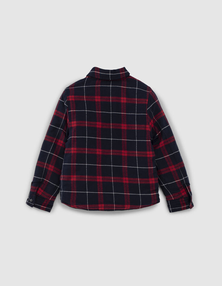 Plumas reversible navy y cuadros niño-4