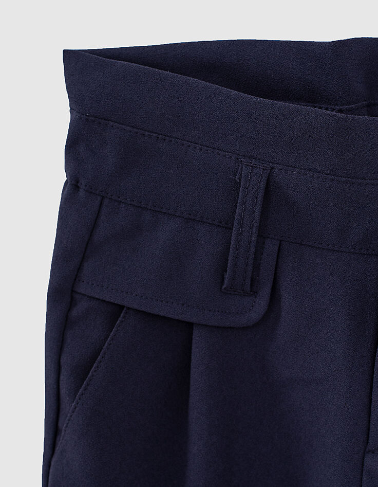 Pantalon navy fluide fille-5 Pantalon navy fluide fille-5