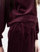 Girls’ burgundy velvet wide-leg joggers-3