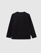 Tee-shirt noir quai 9 3/4 HARRY POTTER garçon-3