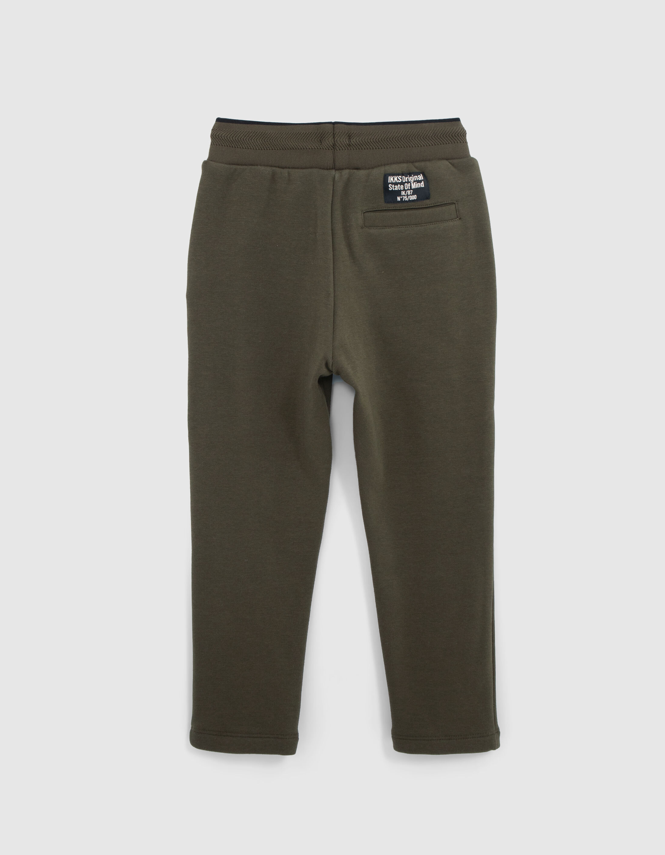 Boy s herringbone khaki jogging suit IKKS