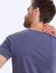 Tee-shirt shadow en maille coton et lin Homme -5