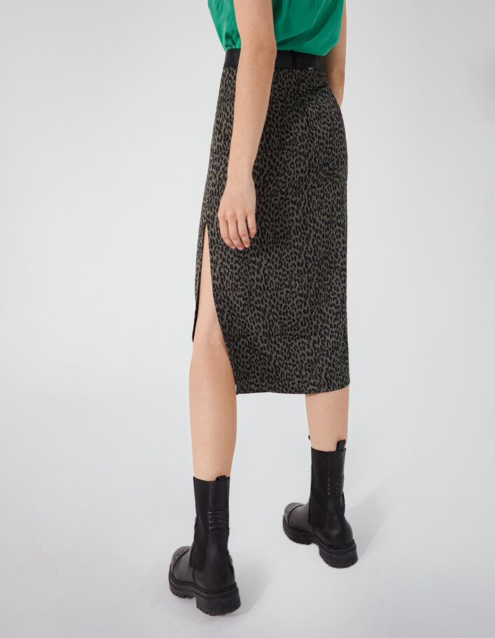 Women’s leopard-print pencil skirt - IKKS