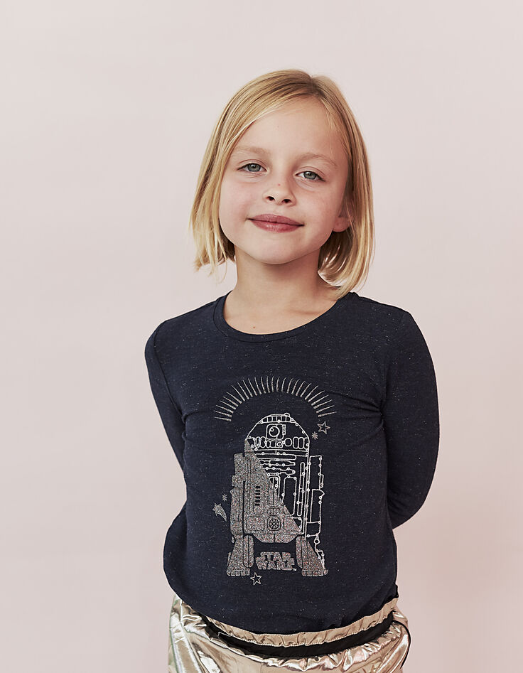Tee-shirt R2-D2 fille-1 Tee-shirt R2-D2 fille-1