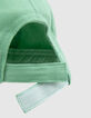 Casquette verte, écrue et beige visuel bananes bébé garçon-4