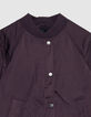Women's oversize burgundy nylon bomber-2