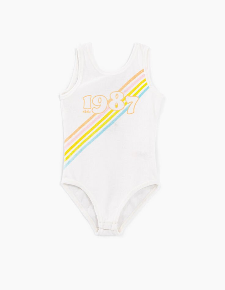 Body éponge blanc cassé 1987 lenticulaire fille-1