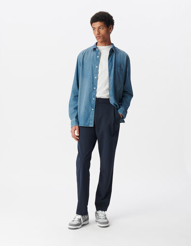 Overhemd in WATERLESS jeans - IKKS