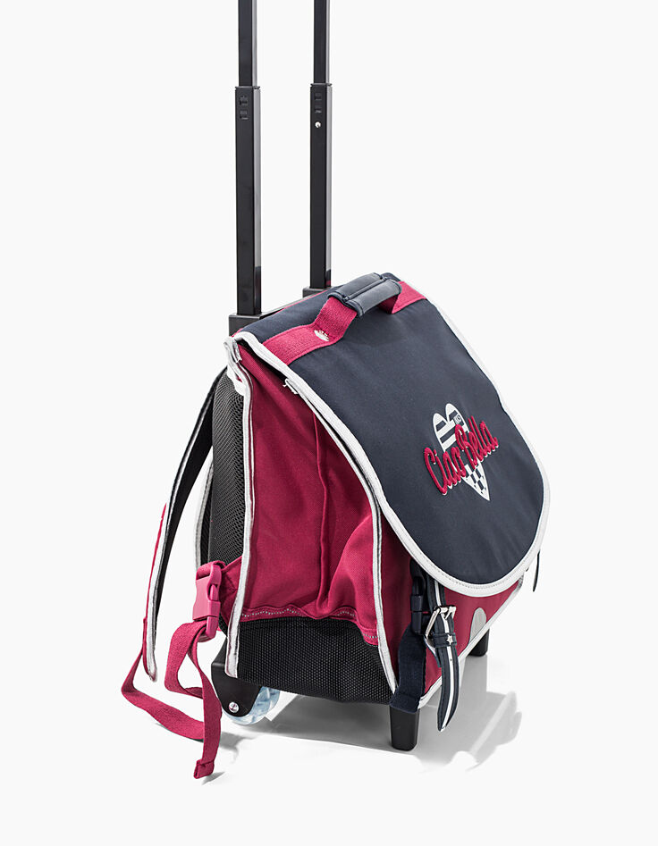 Girls’ 38 cm navy IKKS Ciao Bella wheeled bag -6
