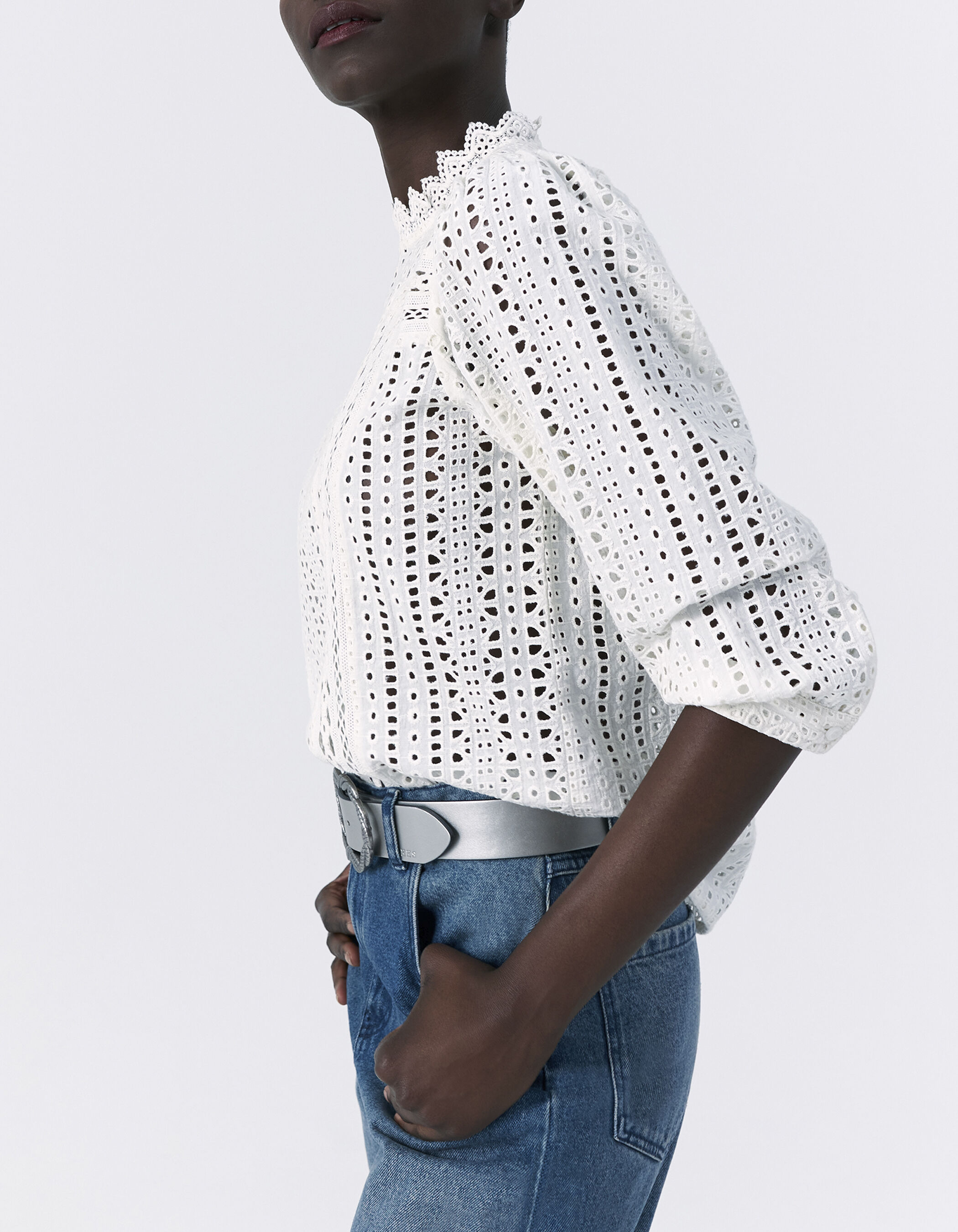 Blouse femme hot sale ecru