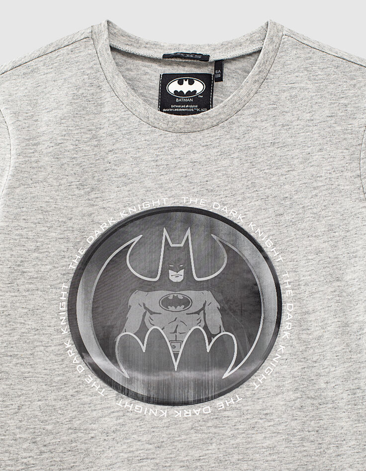 T-shirt gris IKKS - BATMAN visuel lenticulaire garçon-2