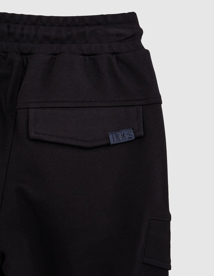 Lockerer schwarzer Kampfgeist-Jogginganzug für Jungen-6