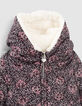 Wendesteppjacke in Schwarz und Weiß für Babymädchen-4
