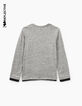 Boys’ medium grey Halloween skull T-shirt -6