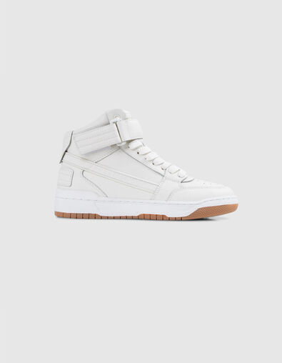 Gender Free-Sneakers blanches cuir Mixte - IKKS