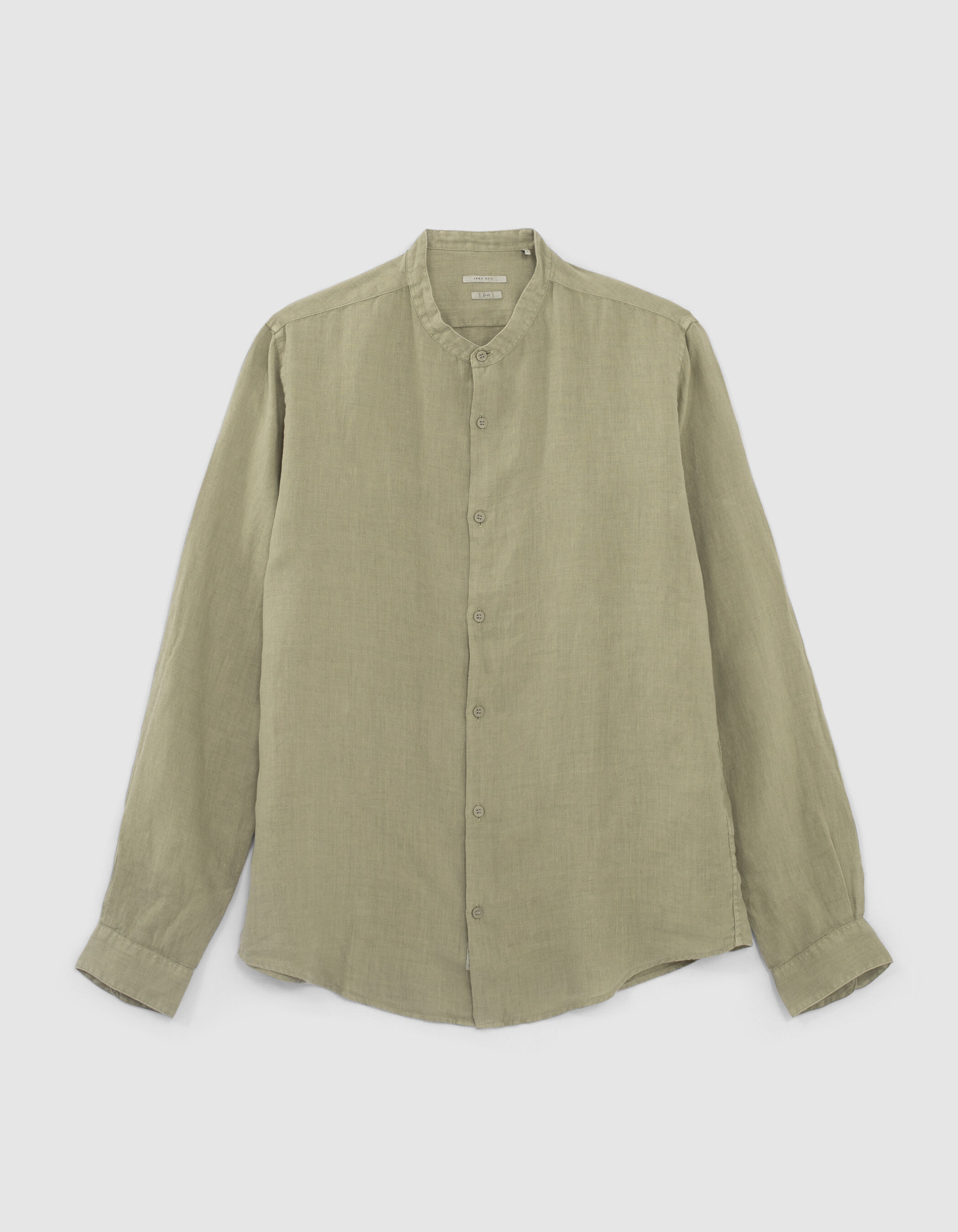 Chemise col mao kaki deals