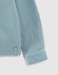 Camisa verde pana fina ni&ntilde;o-5