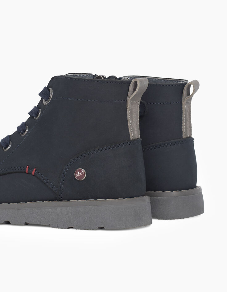 Blaue Jungenstiefel -6