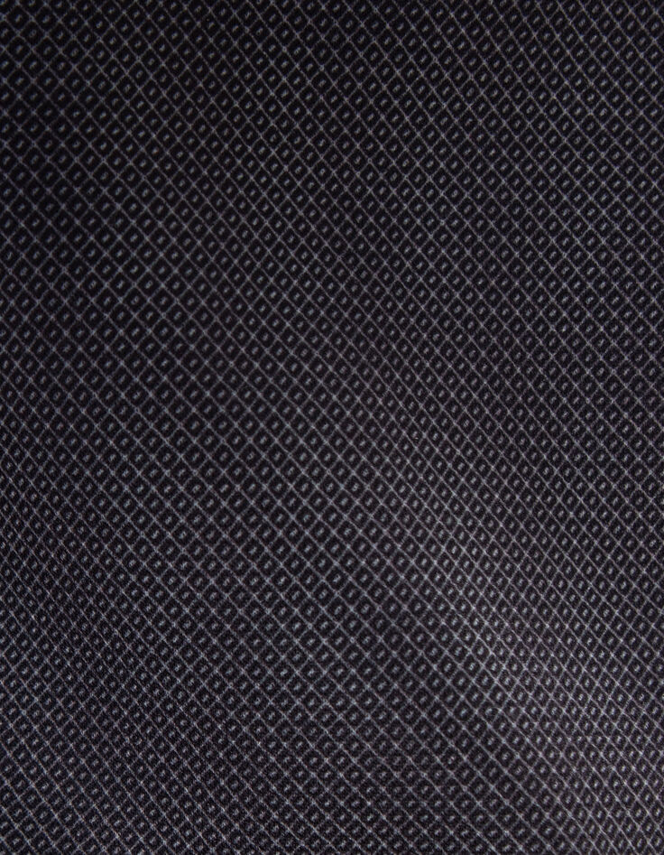 Schwarze Jungen-Jerseyhose mit minimalistischem Motiv-7