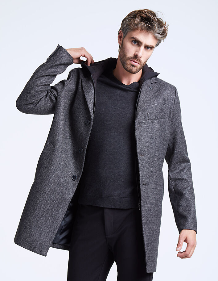 manteau en laine masculin