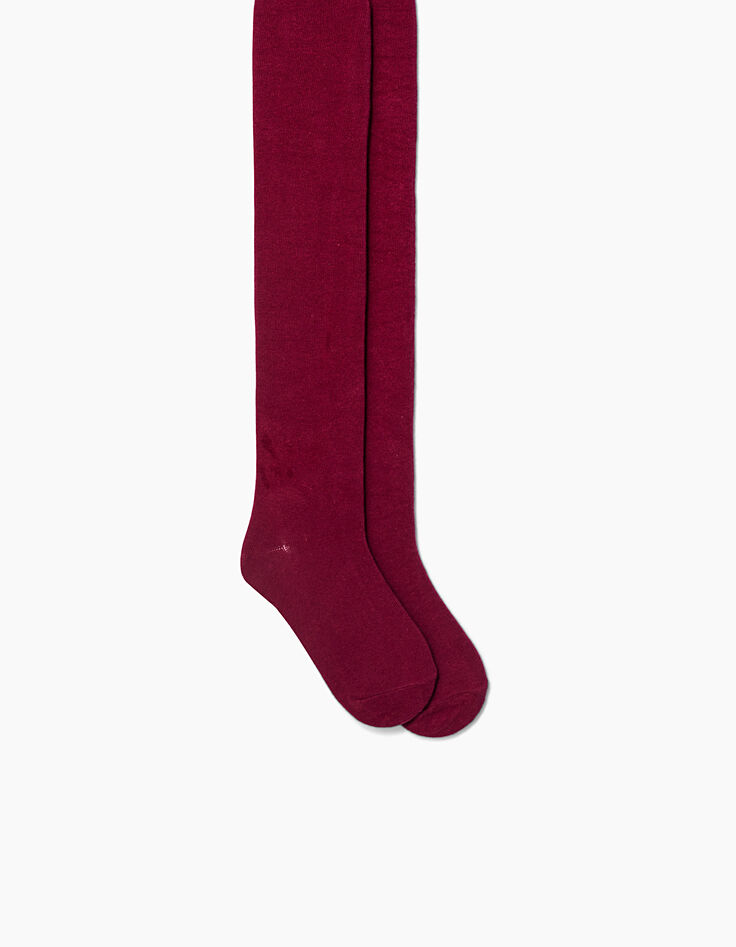 Collants rouge fille-1