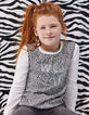 Girls’ off-white Wild Cat leopard print+embroidery T-shirt-6