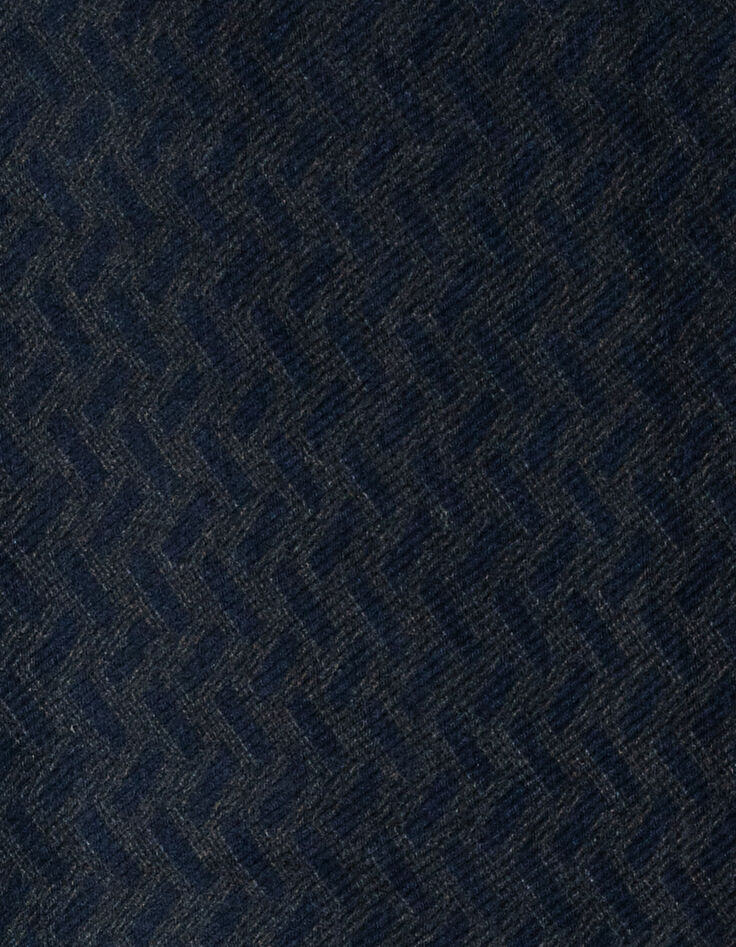 Chèche kaki imprimé minimaliste Homme-3