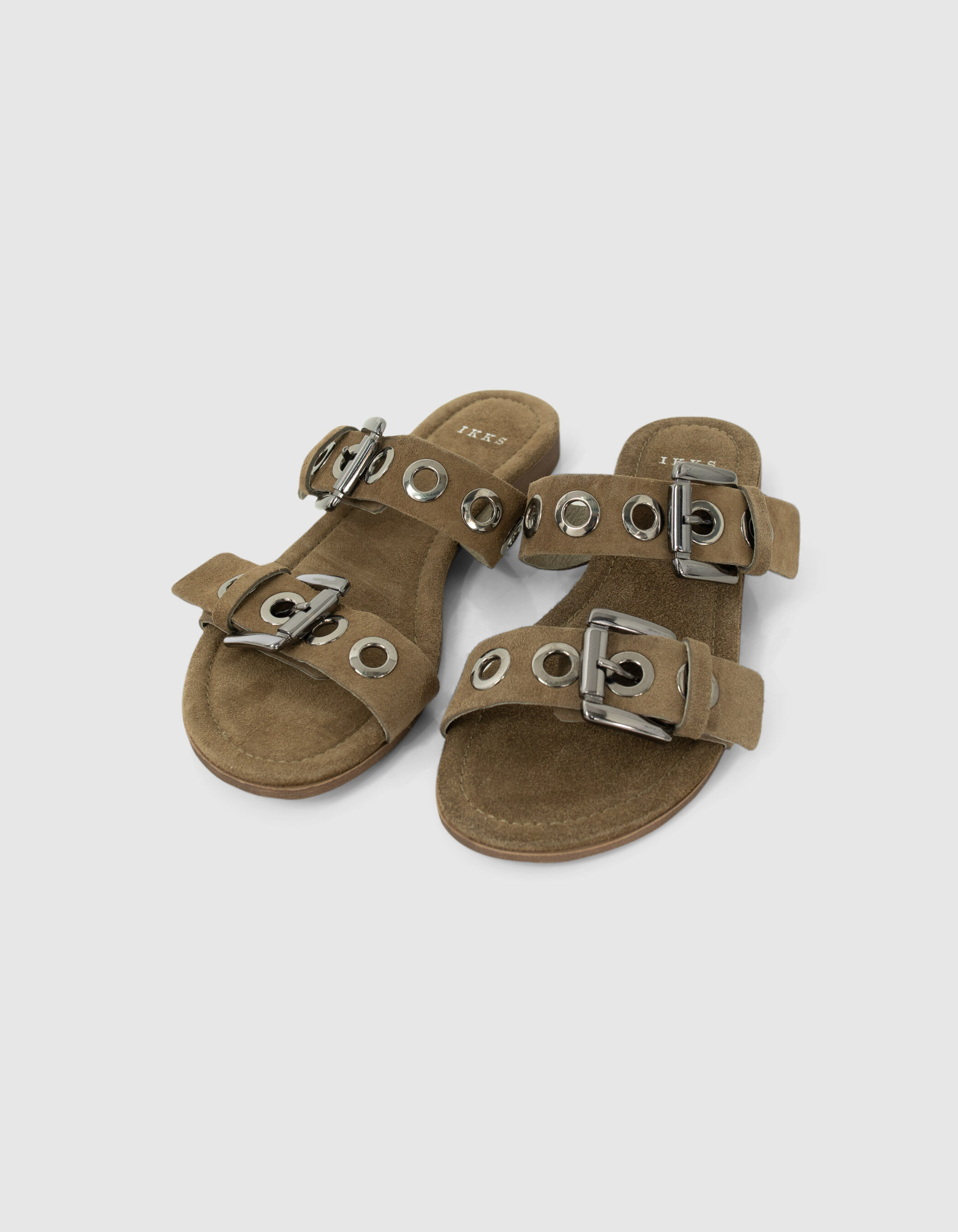 Mules kaki hotsell