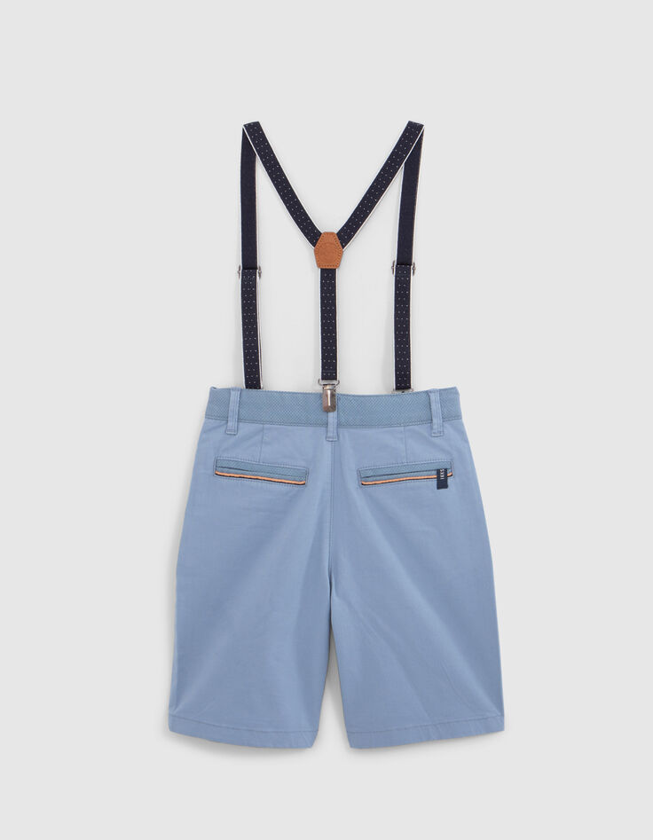 Bermudas azul tirantes extraíbles niño-3