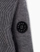 Cárdigan granito jaspeado cremallera tricot relieve niño-5