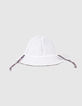 Chapeau parme imprimé végétal Ecovero® bébé fille-2