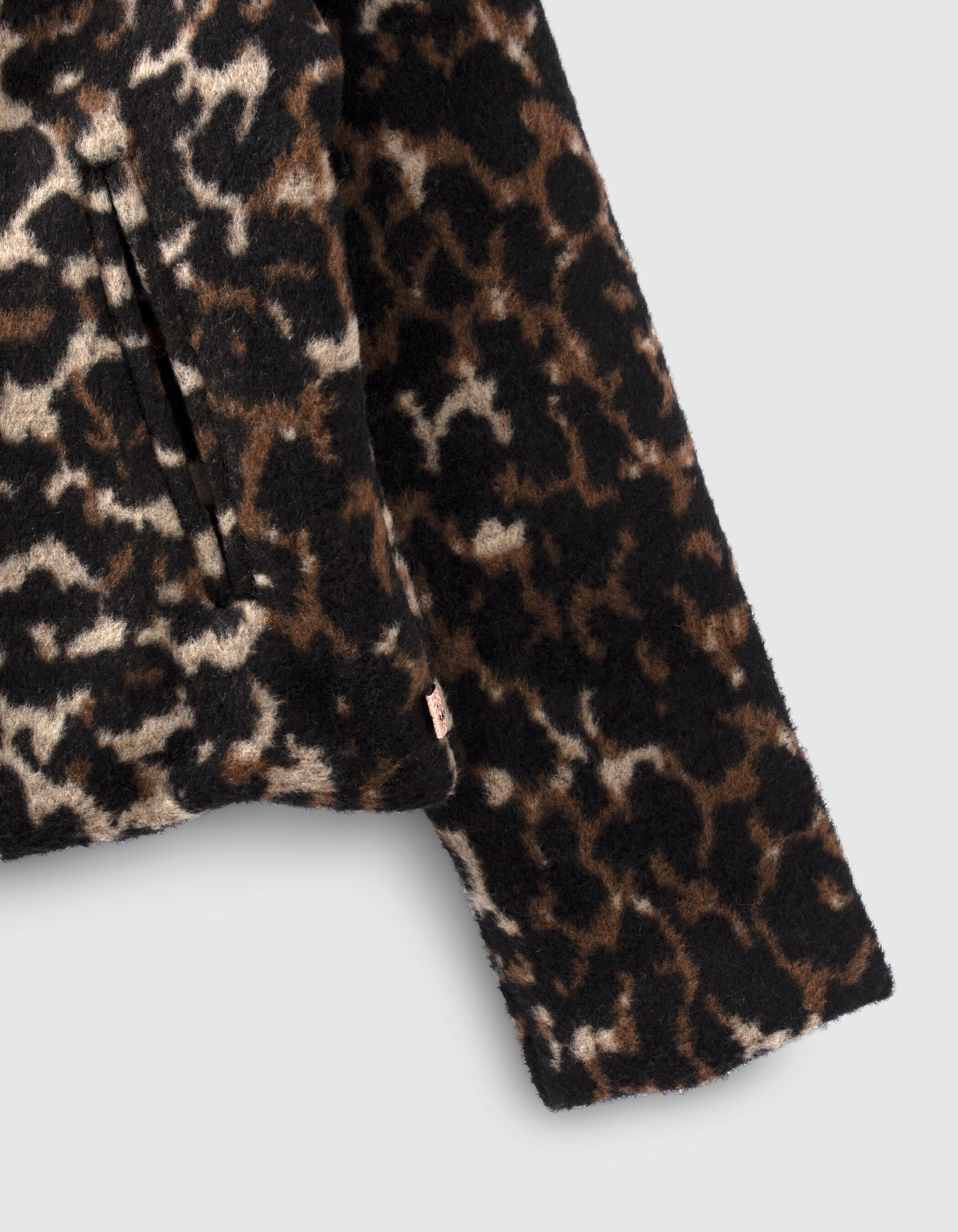 Esprit leopard print best sale coat