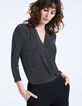 Combinaison pantalon bi-matière femme-4