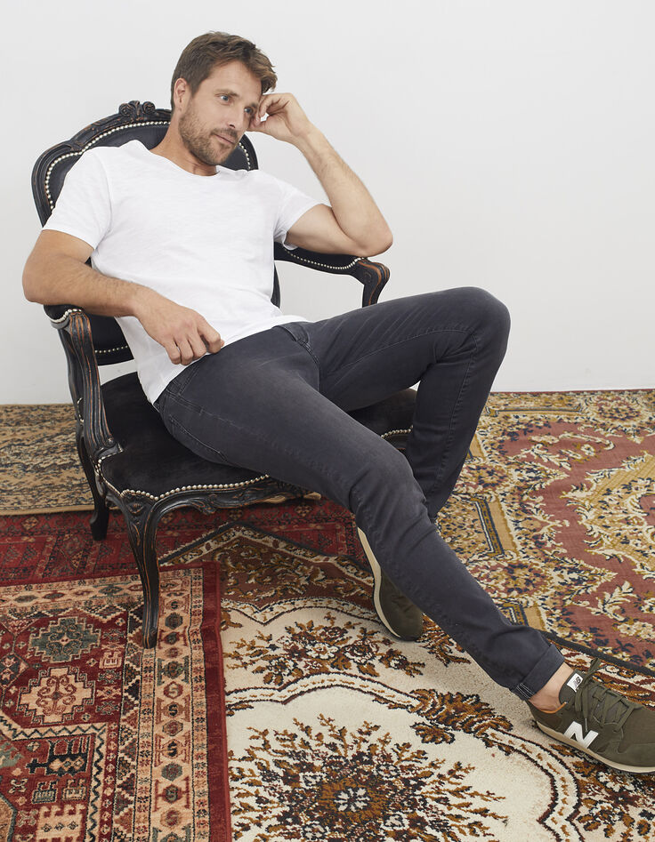 Schwarze Herrenjeans-6