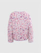 Chaqueta blanco roto flores parma niña-5