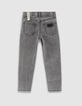 White Grey Straight-Jungenjeans mit Used-Optik-5