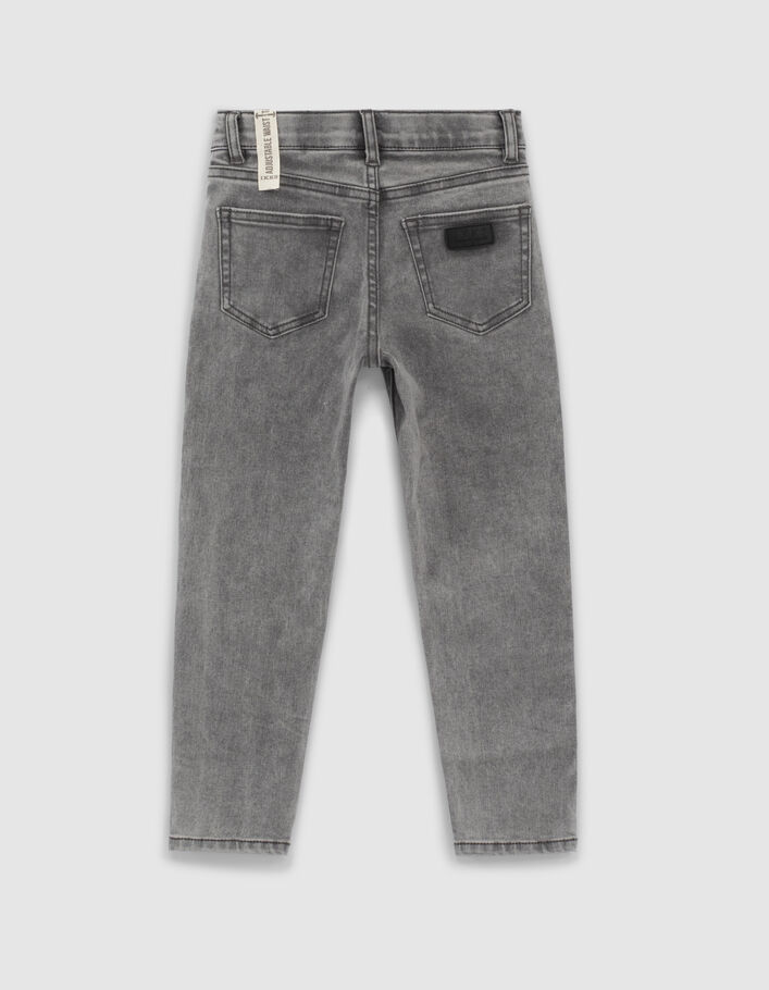 Boys’ white grey straight jeans with Bandana wear - IKKS