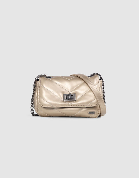 Sac à main doré matelassé fille - IKKS