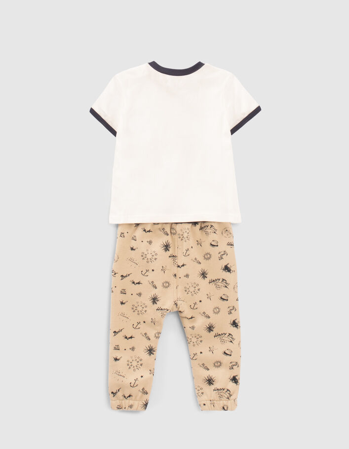 Jogginghose mit Print und T-Shirt für Babyjungen - IKKS