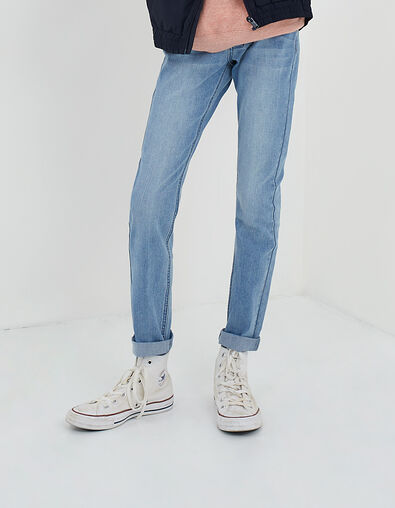 Boys' light blue skinny jeans - IKKS