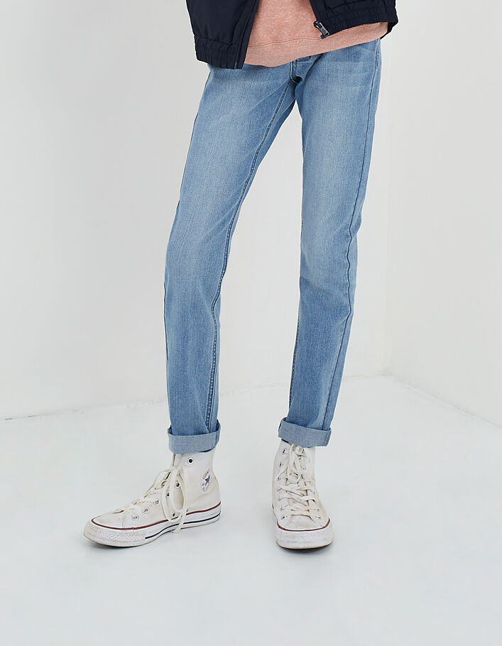 Boys' light blue skinny jeans - IKKS